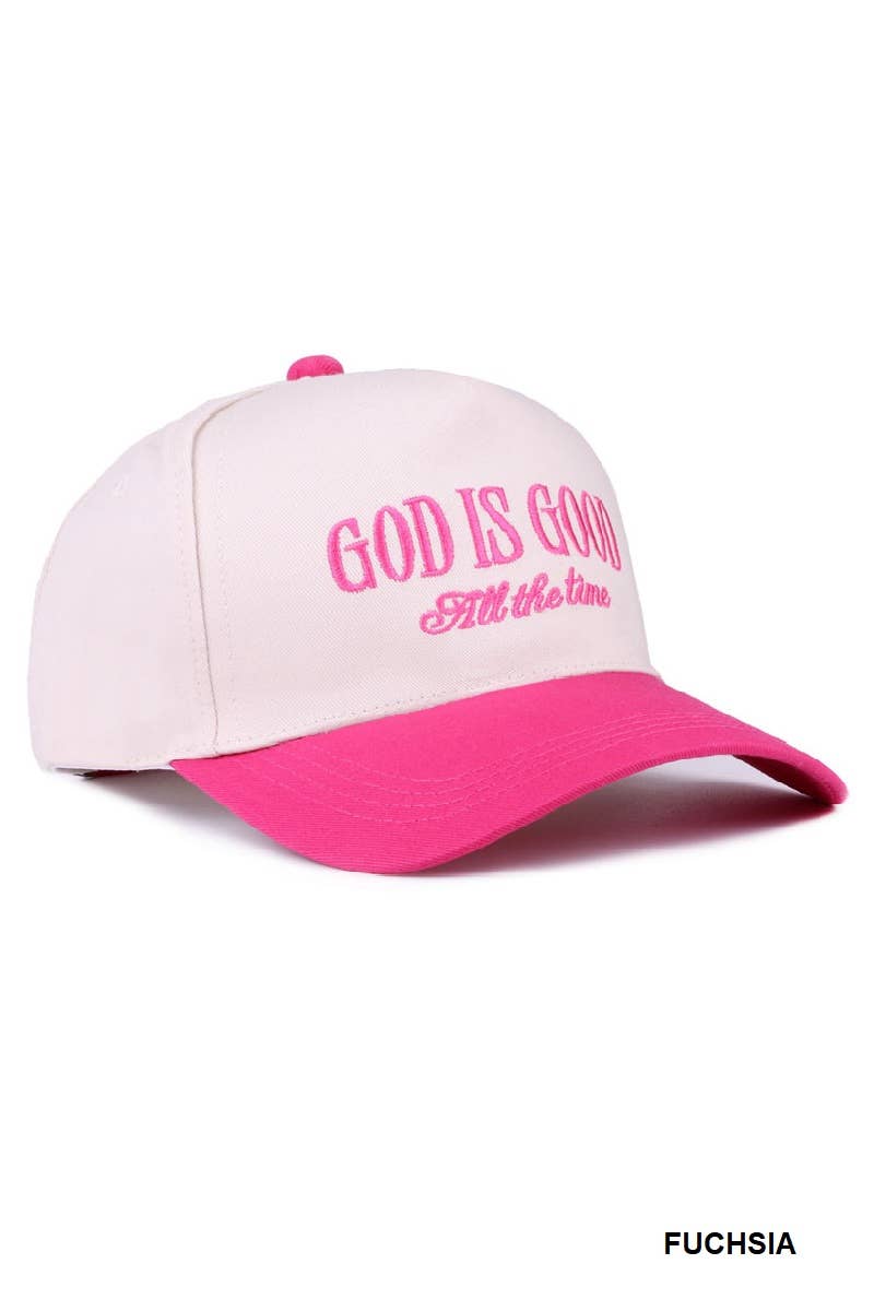 God Is Good All The Time Two Tone Cap