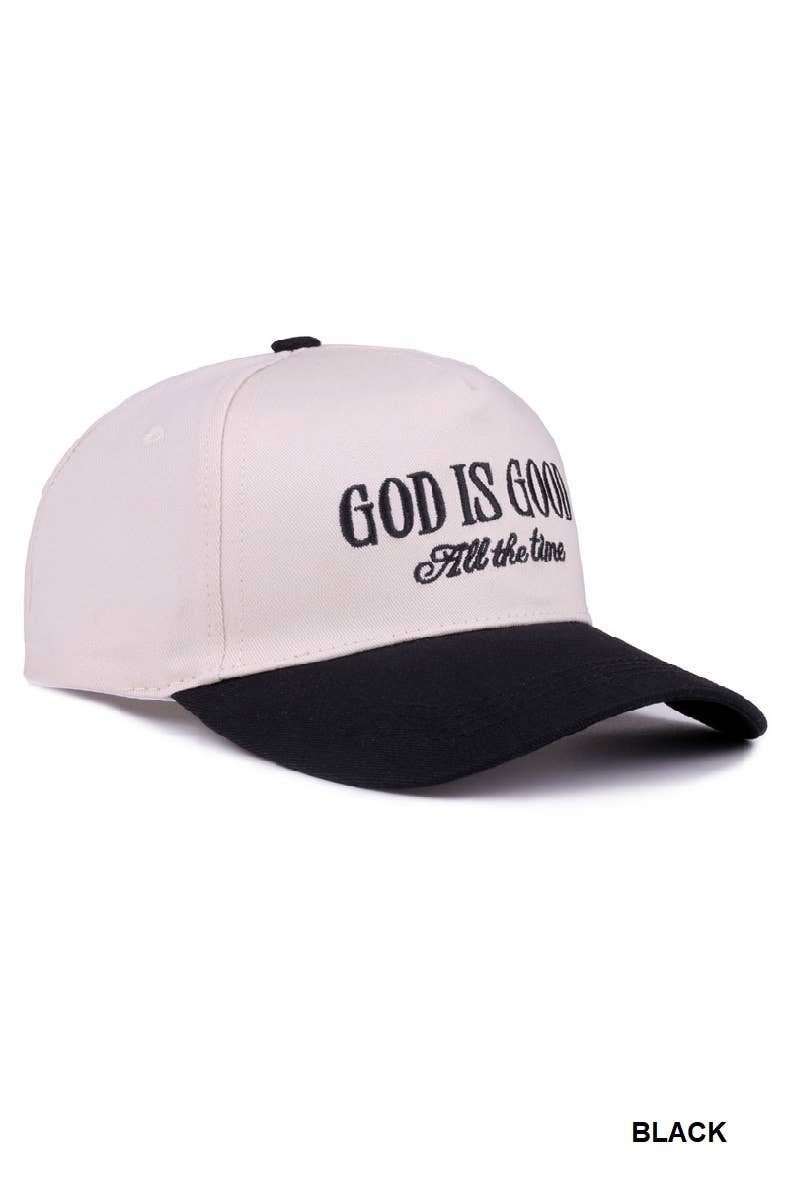 God Is Good All The Time Two Tone Cap