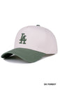 LA City Logo Two Tone Canvas Cotton Cap SI-27993