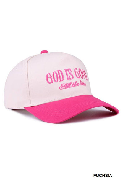 God Is Good All The Time Two Tone Cap