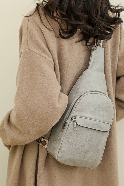 Guitar Strap Crossbody Check Sling Bag