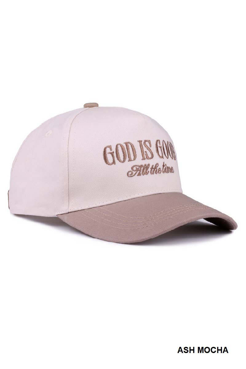 God Is Good All The Time Two Tone Cap