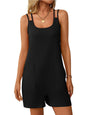 Solid color Sleeveless Jumpsuit