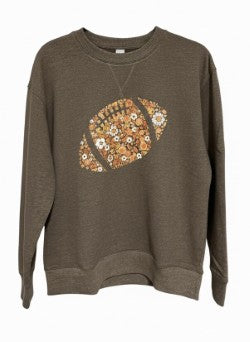 Fall Football Style Sweatshirt
