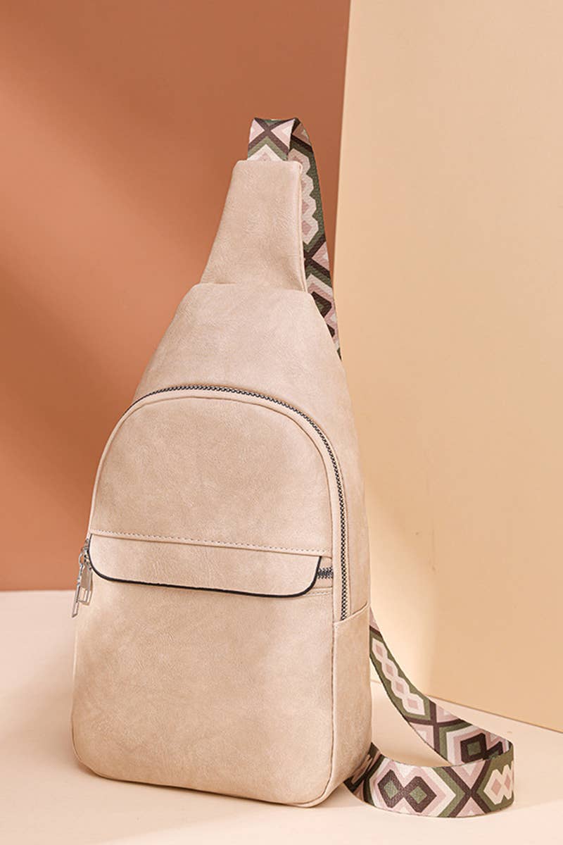 Guitar Strap Crossbody Check Sling Bag