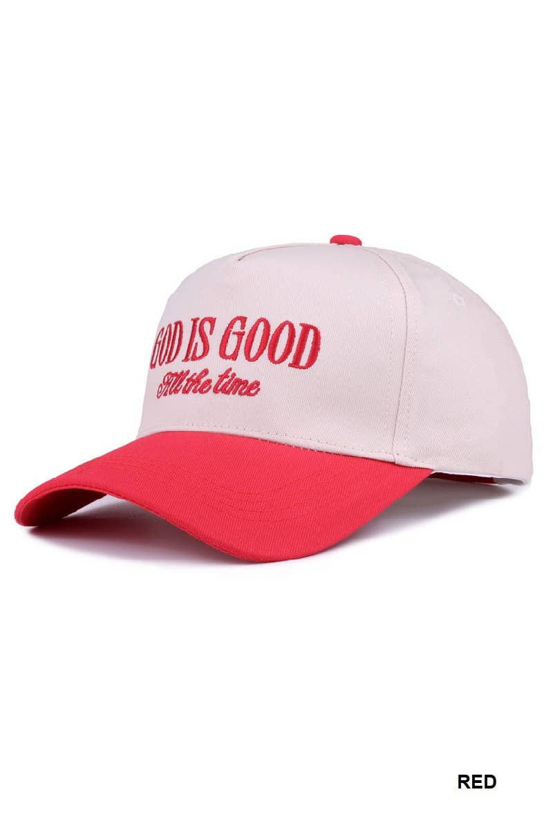 God Is Good All The Time Two Tone Cap