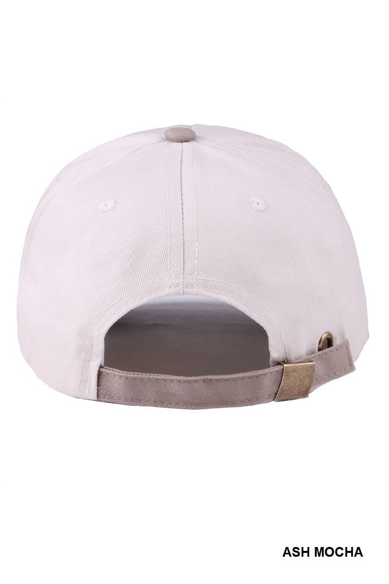 LA City Logo Two Tone Canvas Cotton Cap SI-27993