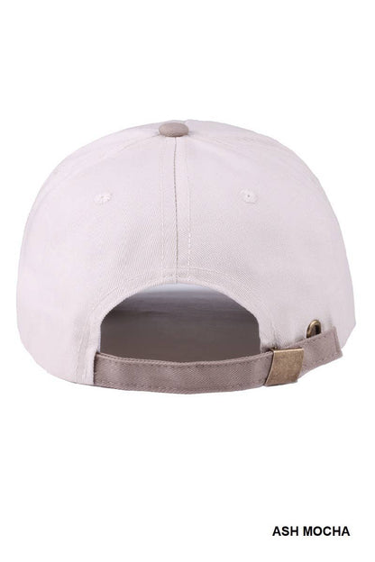 LA City Logo Two Tone Canvas Cotton Cap SI-27993